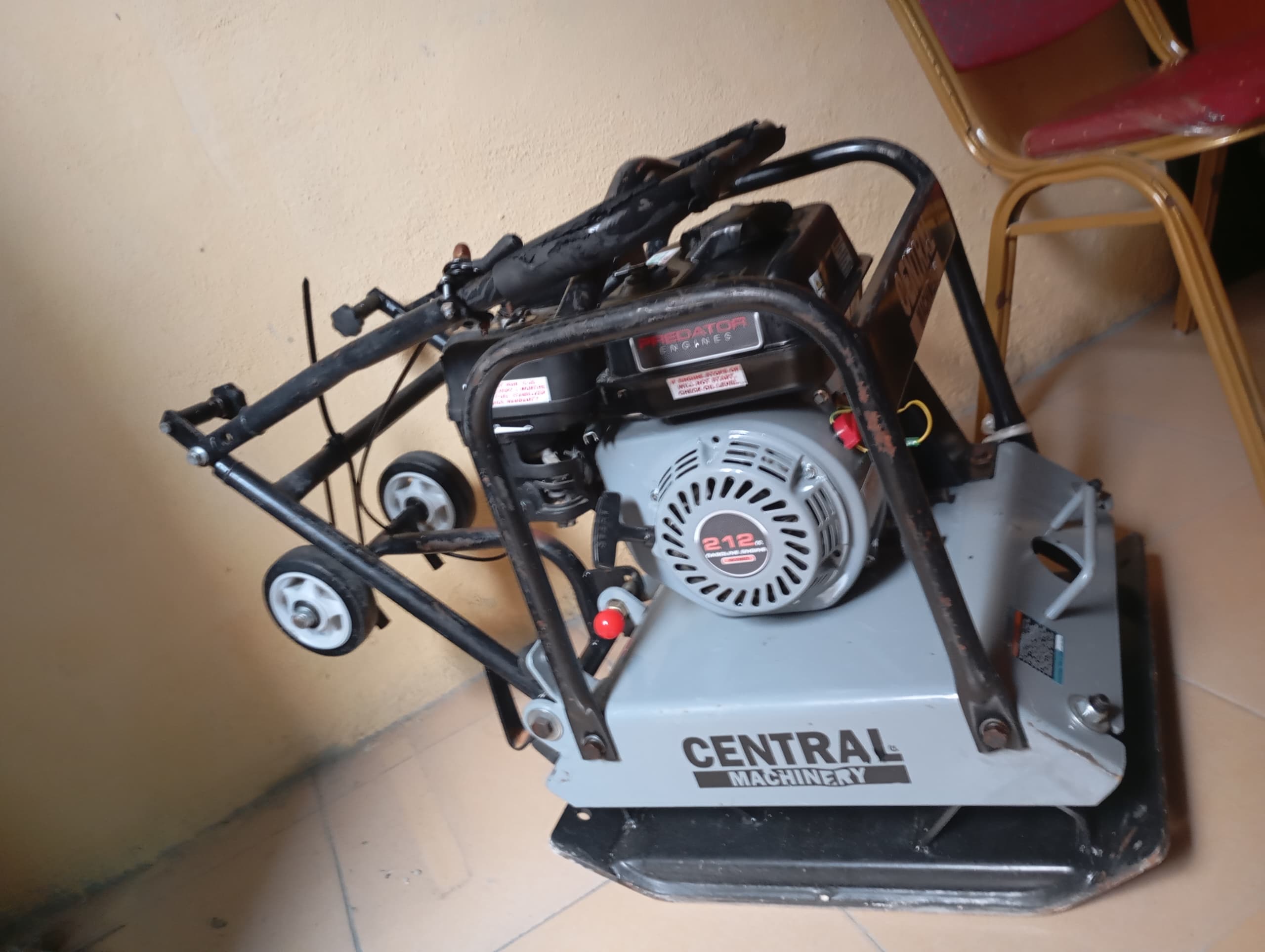 CENTRAL MACHINERY PLATE COMPACTOR