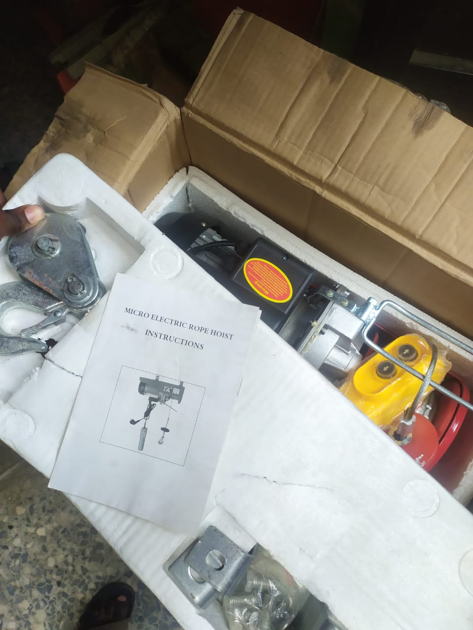 PA1000 Micro Electric Wire Rope Hoist