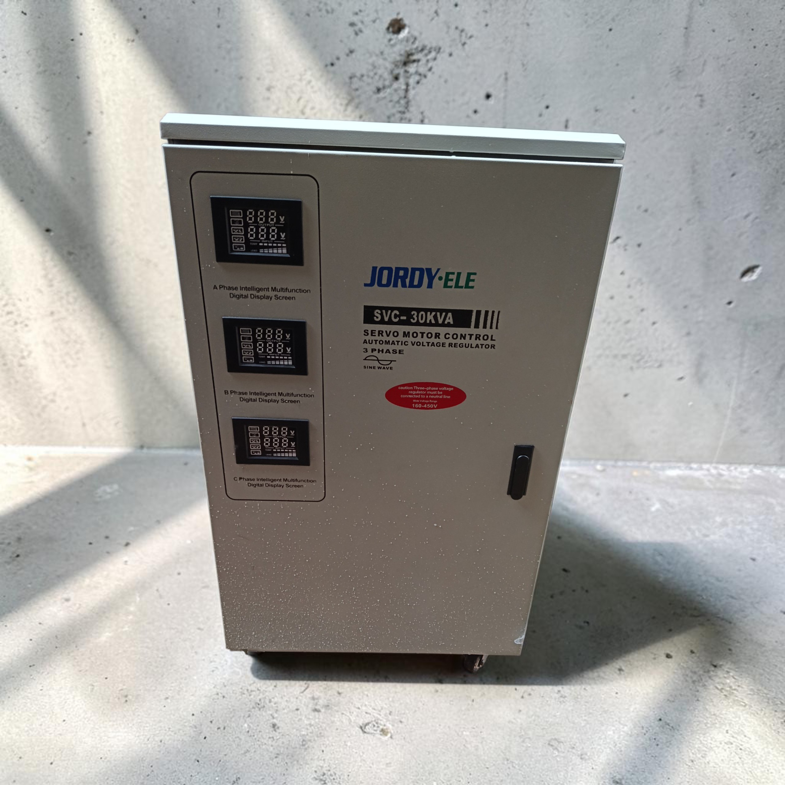 JORDY-ELE SVC-30KVA 3-Phase Servo Motor Control Automatic Voltage Regulator (AVR)