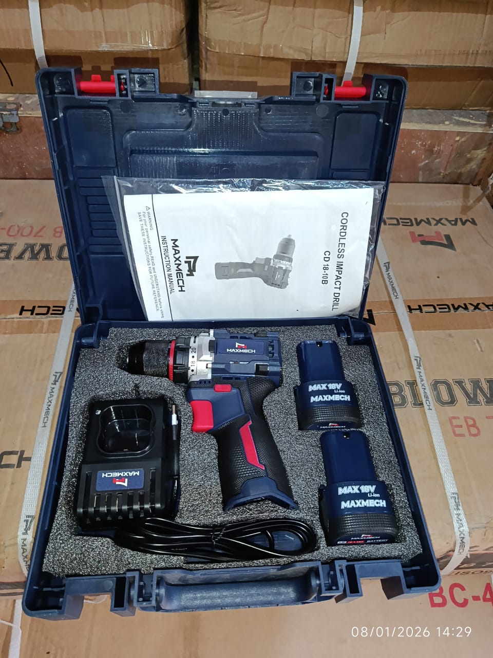Maxmech CD 18-10B 18V Max Cordless Drill