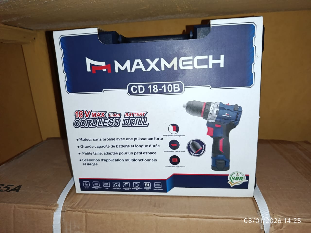 Maxmech CD 18-10B 18V Max Cordless Drill