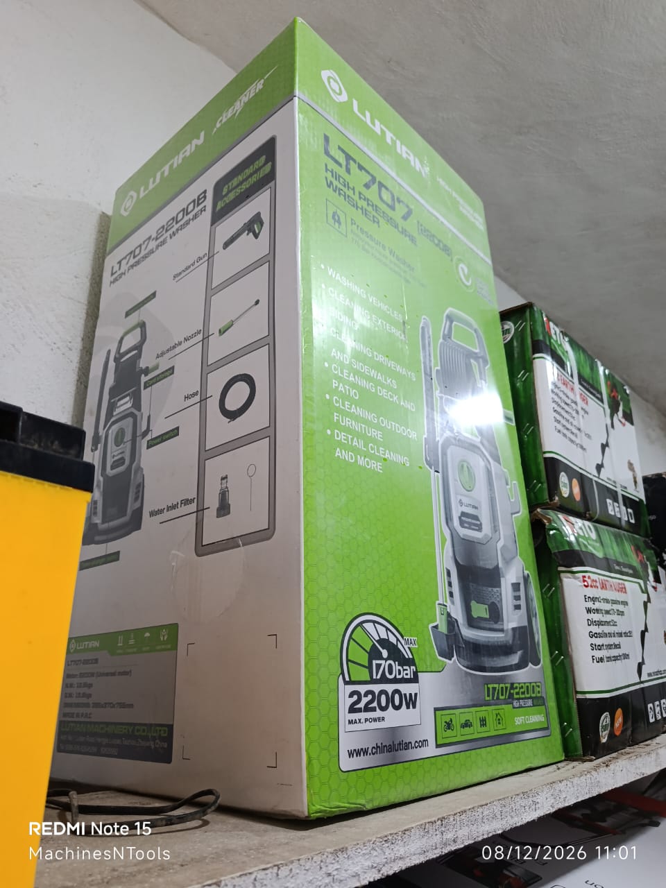 Lutian LT707-2200B High Pressure Washer