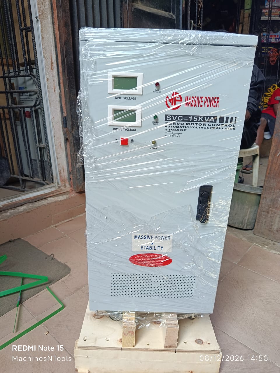Massive Power SVC-15KVA Servo Motor Control Automatic Voltage Regulator (AVR)