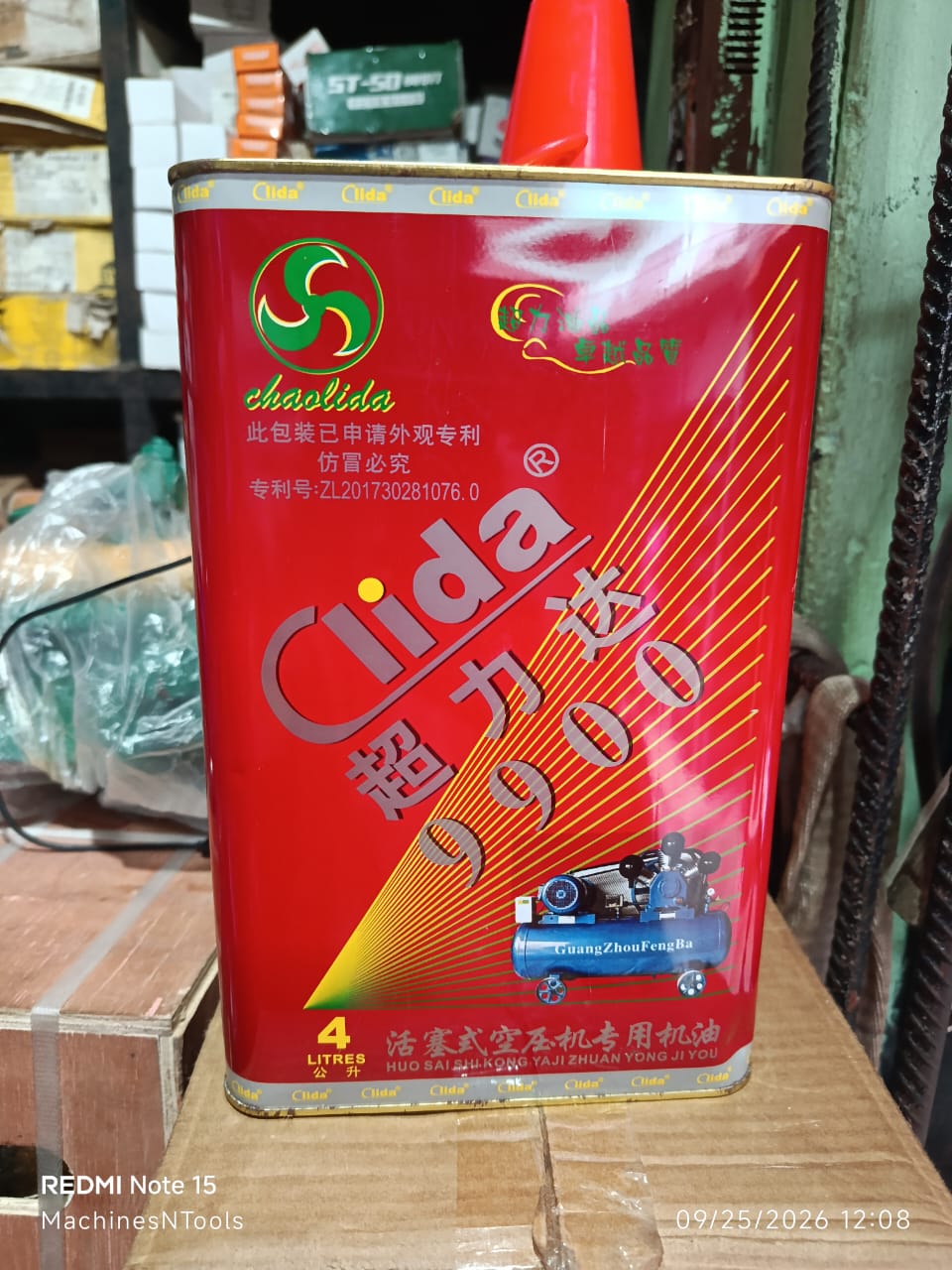 Clida 9900 Piston Air Compressor Oil
