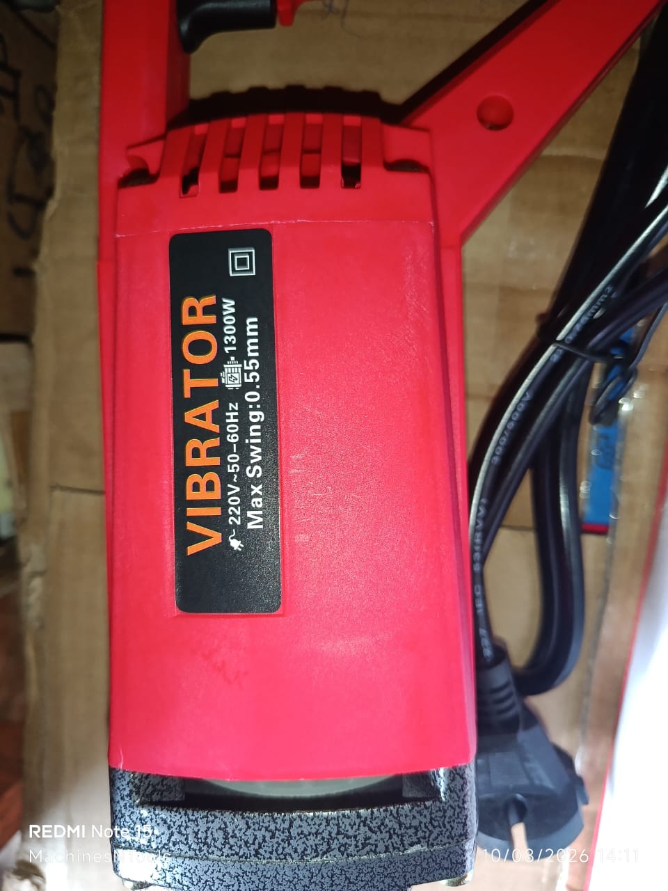 Handheld Concrete Vibrator (Model HP-VB35 / 35-1)