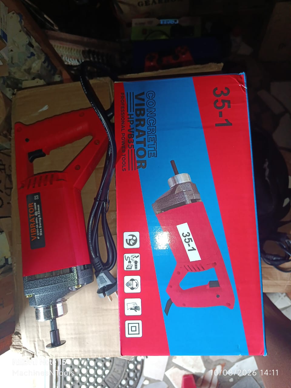 Handheld Concrete Vibrator (Model HP-VB35 / 35-1)