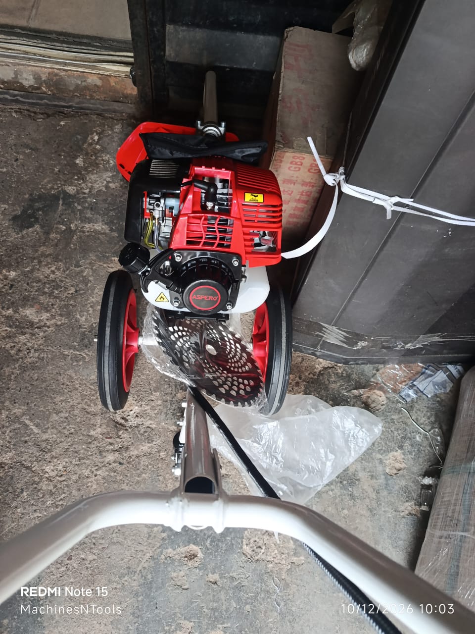Aspero Wheeled Brush Cutter  4-Stroke Engine