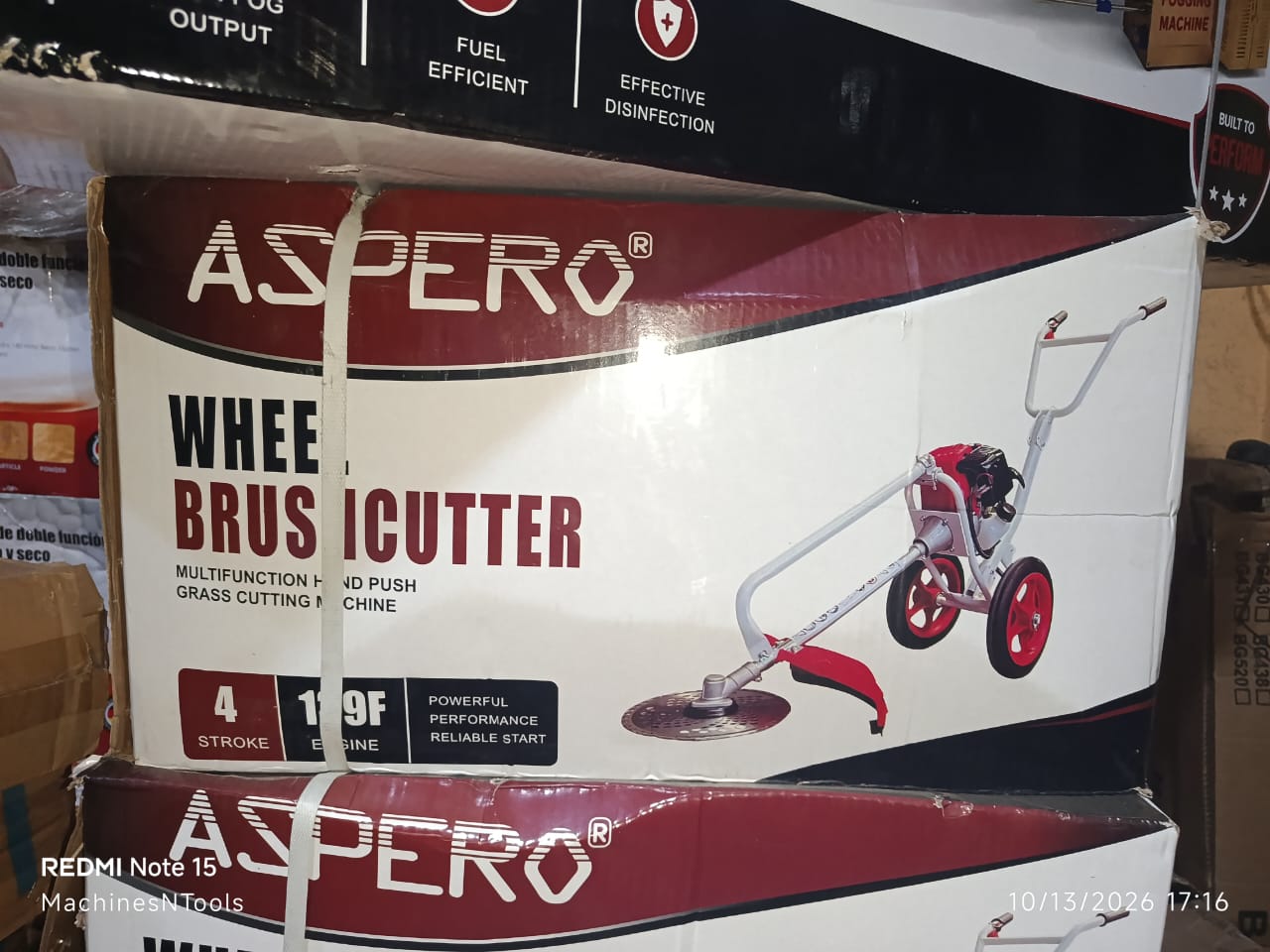 Aspero Wheeled Brush Cutter  4-Stroke Engine