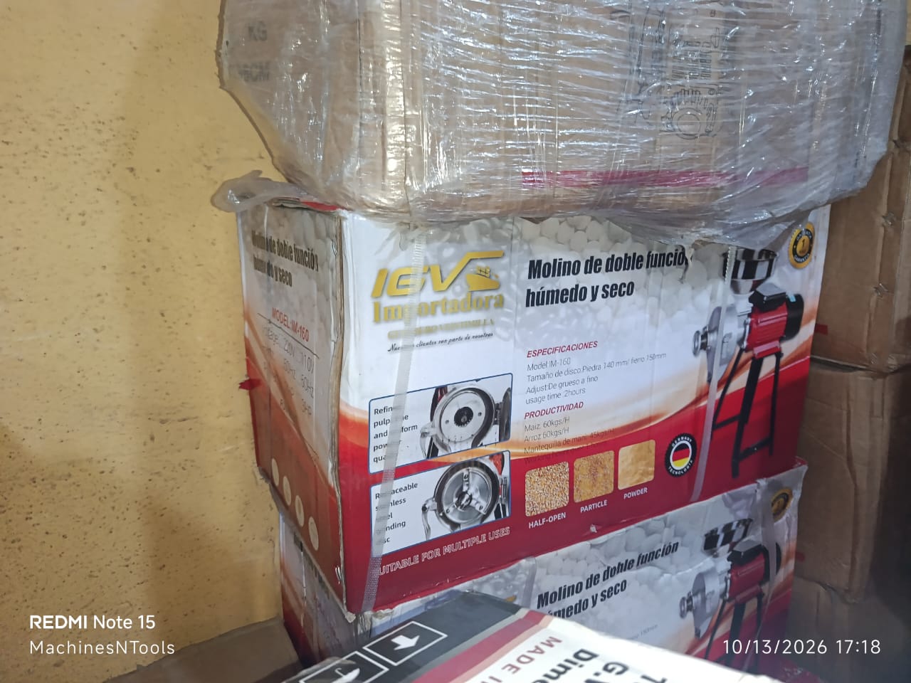 IGV Importadora Commercial Wet and Dry Electric Grinding Mill