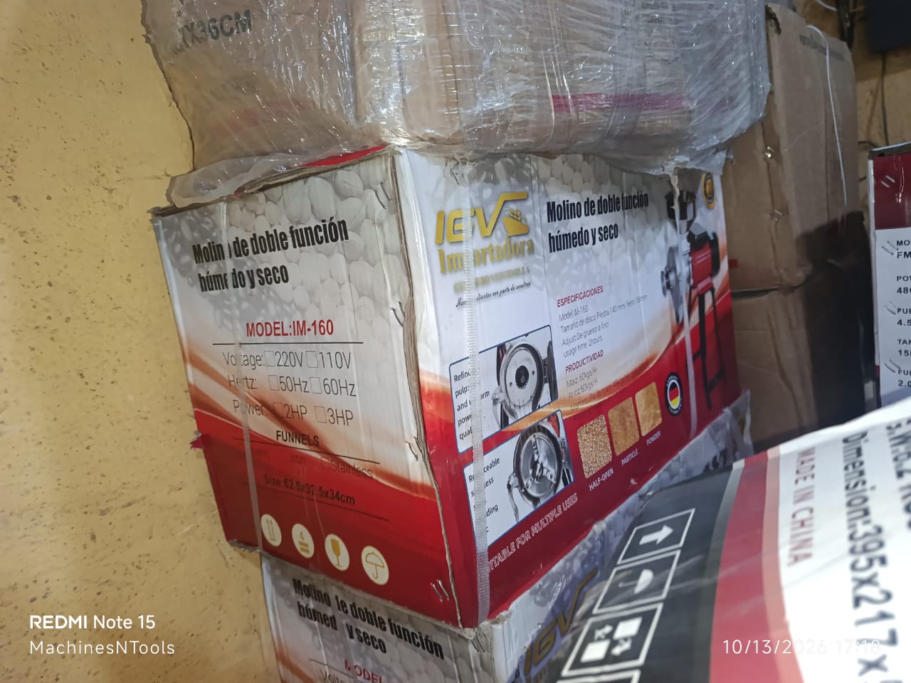 IGV Importadora Commercial Wet and Dry Electric Grinding Mill