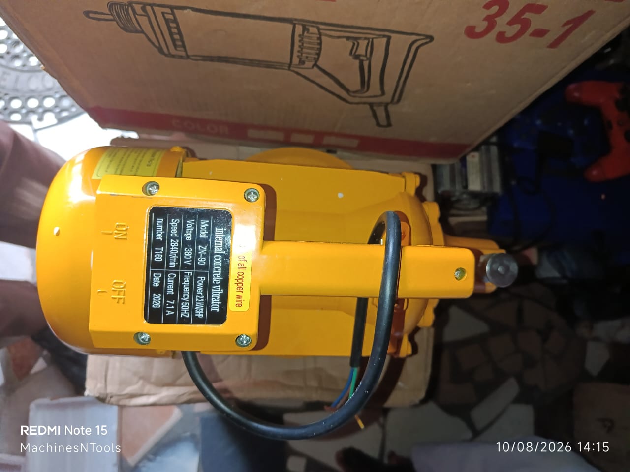 ZN-90 Electric  Concrete Vibrator Drive Motor