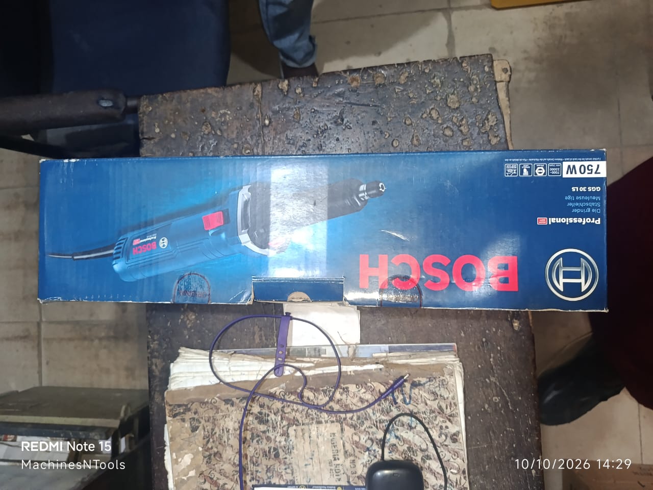 Bosch Professional GGS 30 LS Straight Grinder