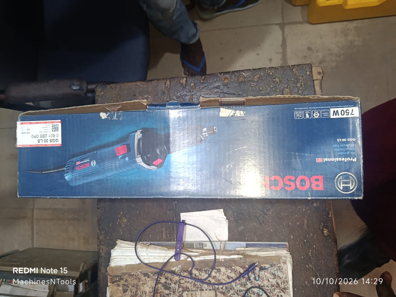 Bosch Professional GGS 30 LS Straight Grinder