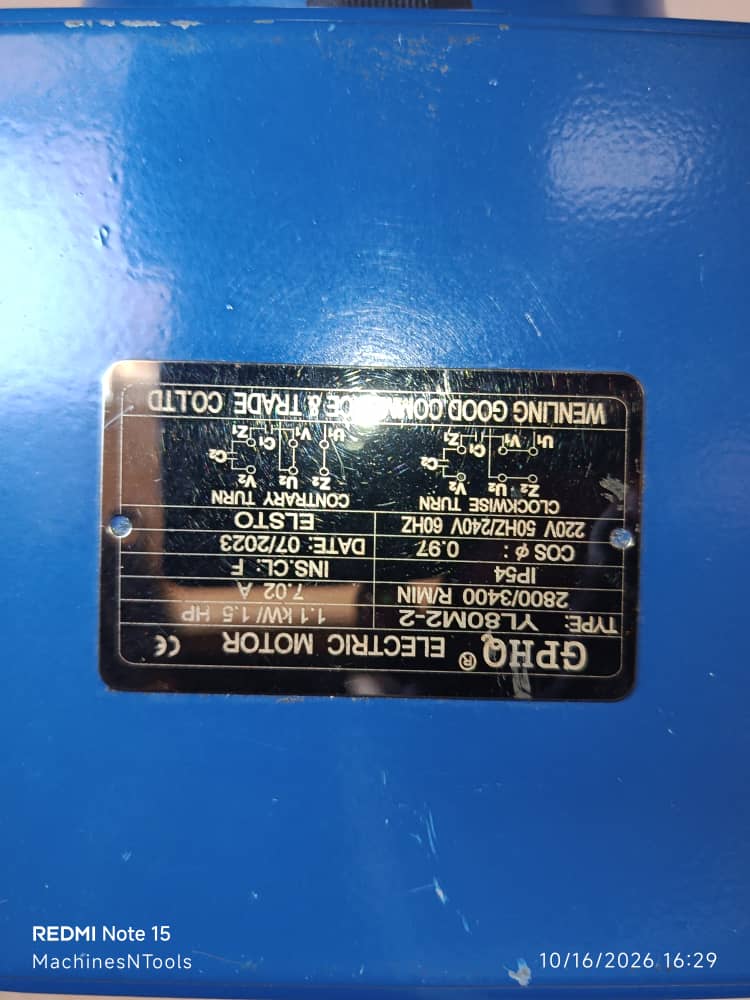GPHQ YL80M2-2 1.5HP Heavy-Duty AC Induction Electric Motor